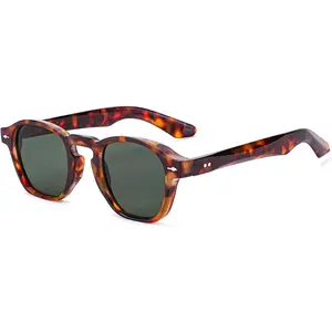 Fashion Sunglasses for Men Women Tortoise Shell Sunglasses Trendy Unisex Style UV400 Protection Shades