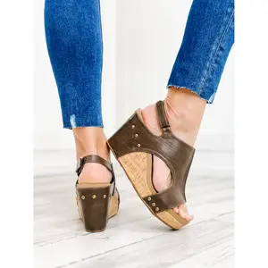 Corky Tiffanee Saddle Wedge Sandal