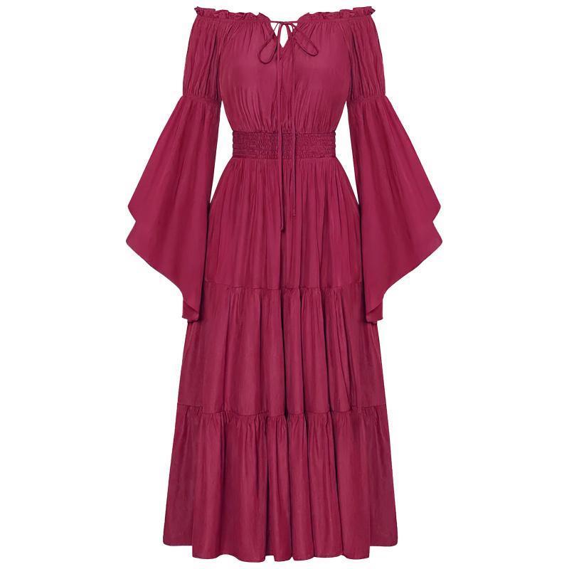 Women's Boho Sexy Off Shoulder Long Sleeve Smocked High Waist Side Split Flowy A Line Tiered Long Maxi Dress Summer Casual prom dress summer outfits white graduation dress sundress sundress birthday dress Womenswear Formal summer outfits Women's Boho Sexy Off Shoulder Long Sleeve Smocked High Waist Side Split Flowy A Line Tiered Long Maxi Dress Summer Casual prom dress summer outfits white graduation dress sundress sundress birthday dress Womenswear Formal summer outfits