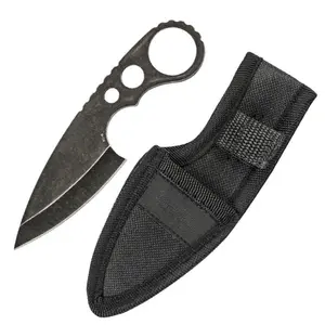 Compact cutting tool, fixed integrated knife, nylon knife cover included, multifunctional knife, fruit knife