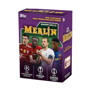2021-22 Topps UEFA Champions League Merlin Chrome Soccer Blaster Box