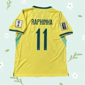 2026 Yellow Home No.11 Raphinha Short sleeve jersey