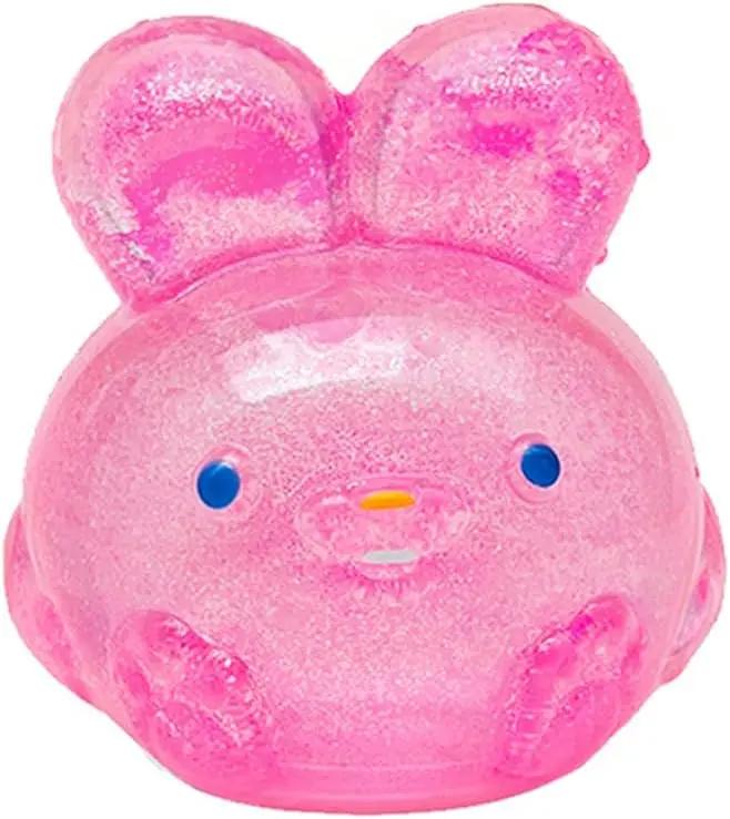 Soft Gel Filled Sensory Squeeze Toy, Stretchy Elastic Squishy Stress Relief Ball, Calming Anxiety Reducing Hand Fidget, Cute Relaxing Jelly Texture, Fun Portable Handheld Squeeze Toy Gift for All Ages