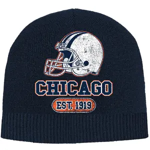 Men Game Day Football Beanies Winter Hats - Chicago