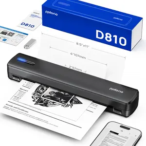 D810 Inkless Portable Printer – Wireless Bluetooth Thermal Printer for Travel, Compatible with iOS, Android,Supports 8.5"x11" US Letter, No Ink Needed, For Home & Office, TikTokShopBlackFriday
