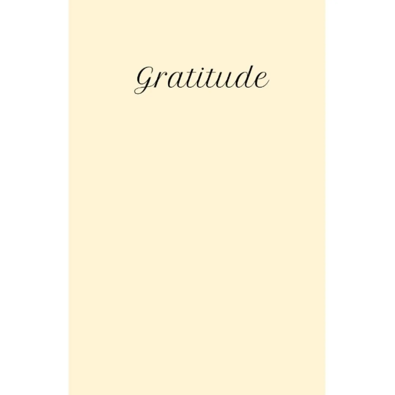Tan Lined Gratitude Journal Notebook – Daily Self-Care & Mindfulness Journal for Women, Men & Teens | Simple Guided Journal for Gratitude & Personal Growth