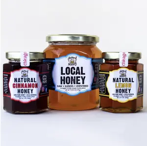 Heaven's Honey Inc. Local Raw Honey 100% Pure & Gluten-Free (26 OZ) Jar Chicago Honey for Culinary Enhancements & Allergy Relief - Healthy