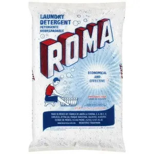 Roma Heavy-Duty Laundry Detergent Biodegradable Phosphate-Free Fast Dissolving Powder with Anionic Surfactant 17.63 oz Eco-Friendly & Gentle on Skin