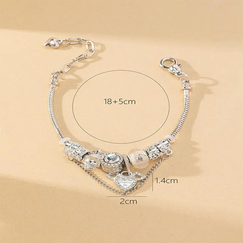 Silver Women Bracelet｜Cute Birthday Favor Jewelry Gift for Women