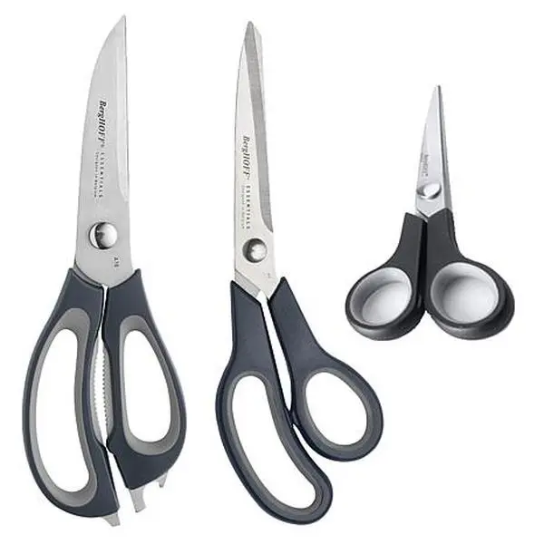 BergHoff Cook'N'Co 3-piece Scissors Set - Black/Grey
