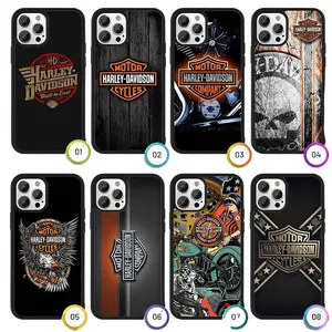 Motorcycle Harley Vibes Phone Case Set, skull wings flames vintage motorcycle collage, baddie aesthetic gift play now, iPhone 17 16 15 14 13 12 Pro Max Plus