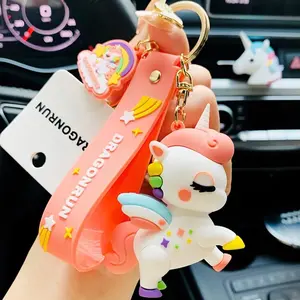 Super cute unicorn keychain pick a color