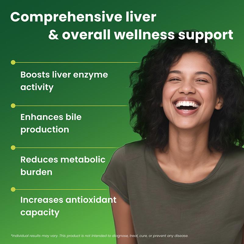 Liver Cleanse Detox & Supports - Natural Liver Support Supplement,Ingredients with Milk Thistle and Dandelion Root,Daily Support and Detox