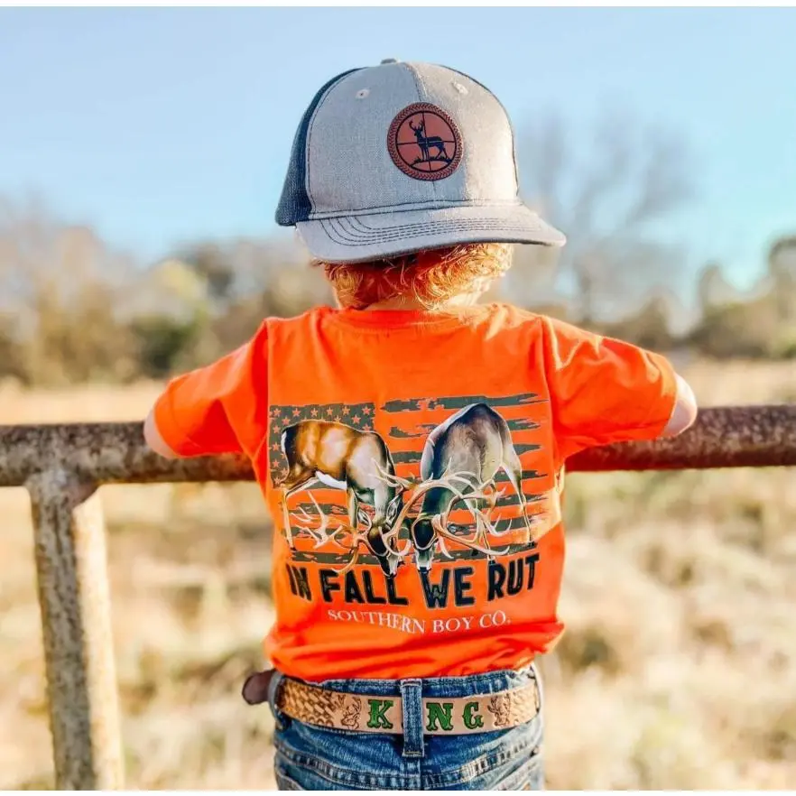 In Fall We Rut youth T-shirt, country boy clothes for youth, boy clothing, boy summer shirt, family tee, gift for daughter, summer tee