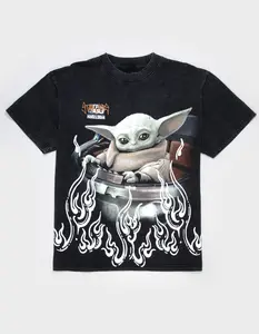STAR WARS Mandalorian Grogu Mens Boxy Tee