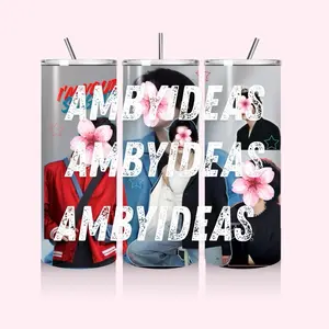 Music sug 20oz Tumbler with Straw - Generous Capacity for Cold Drinks & On-The-Go Hydration