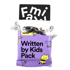 Cards Against Humanity Family Edition: Written By Kids Pack • Mini expansion Funny Card Game for Adults, Party Game, Birthday Gift, Party Favors, Conversation Card Game