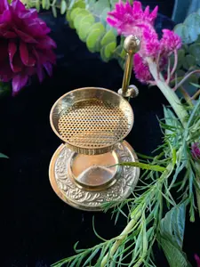 Brass Resin Burner - Charcoal free design for tea light candles