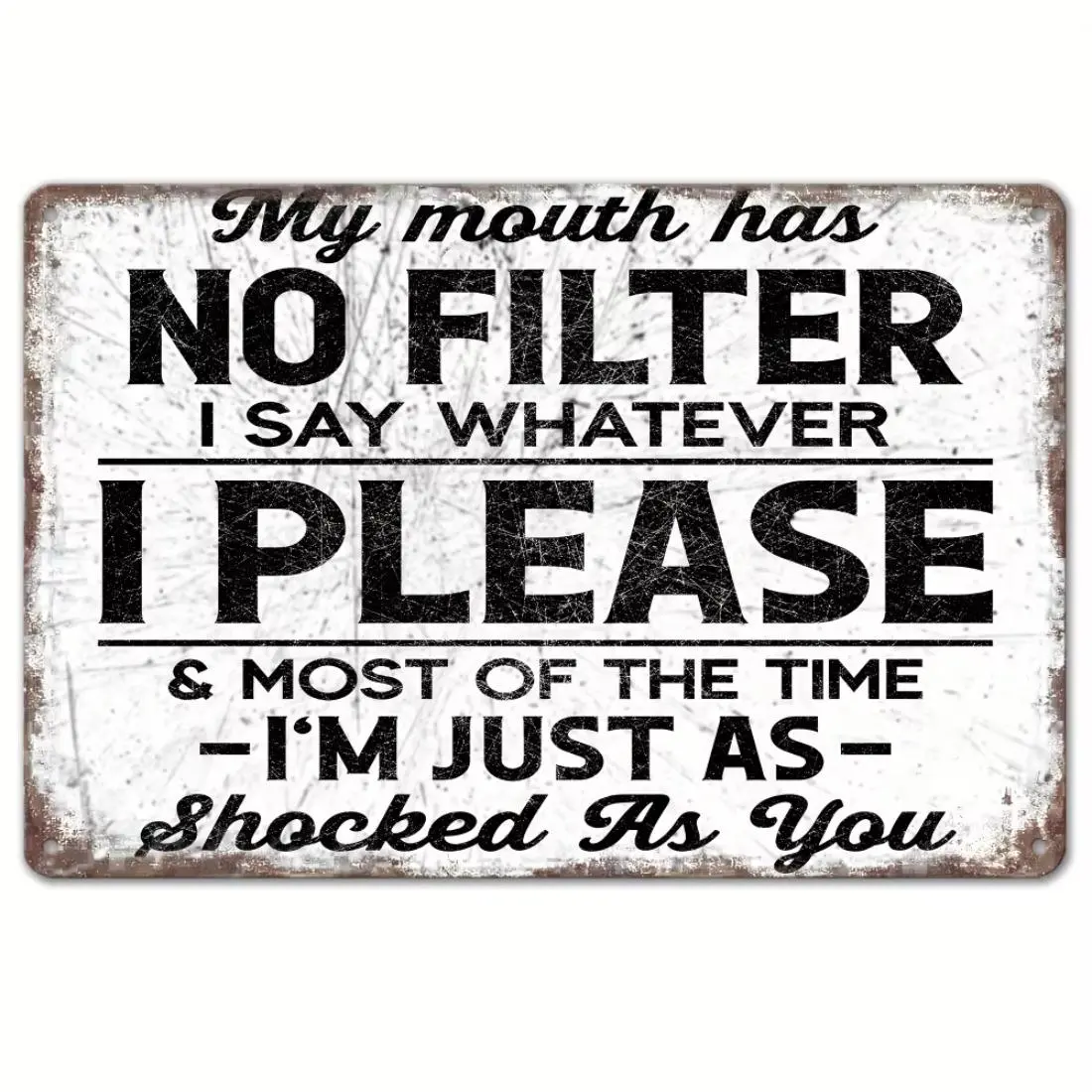 Vintage Metal Sign, Vintage Garage Signs, Decorative Wall Sign, Funny Letter Pattern Wall Decor, Wall Art Decor for Home Garden Yard, Garden Decoration Supplies, Home Decor Gifts, Home Decor Products