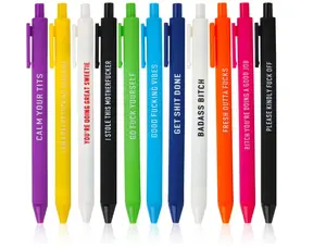 11/22Pcs Swear Word Daily Pen Set, Yocartgo Pens, Funny Pens, Funny Office Gifts