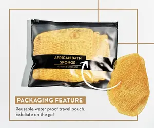 African Bath Net Reusable Net Sponge Body Exfoliator Shower Accessories Long Net Shower Body Scrubber African Scrubbing Long Net Soap Lightweight