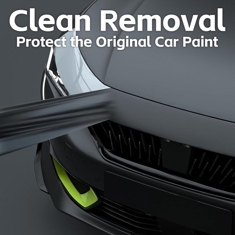 60" x 12" Universal Black Vinyl Wrap Air Release Film for Cars Motorcycles Laptops Furniture with Tools Included UV-Resistant Easy Application Longevity Bumper Sticker