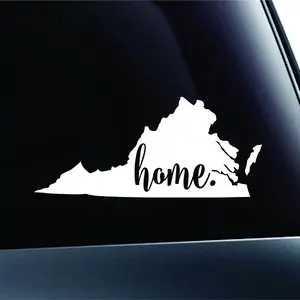 Home Virginia Vinyl Decal for Cars Trucks and More - 6 Inch