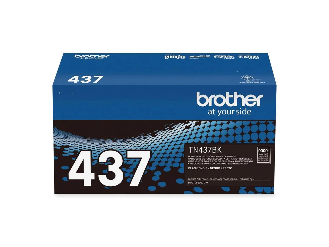 Brother TN437BK Ultra High-Yield Toner 9000 Page-Yield Black Brother TN437BK Ultra High-Yield Toner 9000 Page-Yield Black