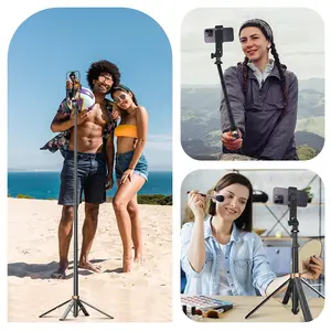 YOLETO 71-Inch Selfie Stick Tripod with Remote