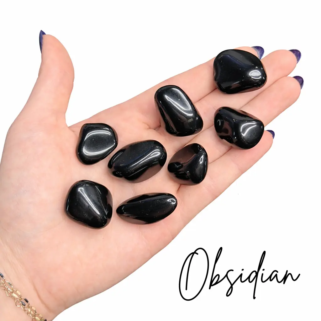 Obsidian Tumble, Tumbled Obsidian, Pocket Obsidian, Healing Obsidian
