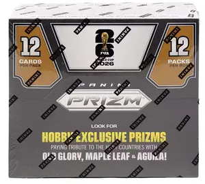 2026 Panini Prizm FIFA World Cup Soccer Hobby Box MUST BE OPENED LIVE