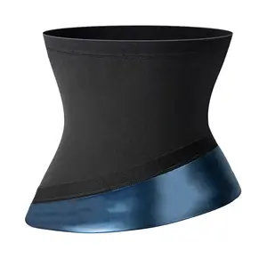 Unisex Sauna Sweat Waist Trainer Exercise Waist Cincher Shapewear Sweat Waist Belt Gym Sports Workout Sauna Suit Waist Trainer for Women and Men