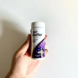 Reef Buffer Raises pH to 8.3 Raises pH and carbonate alkalinity together pK (8.6) allows for greater pH stability in a reef system where the bioload is significantly more than in a fish only system