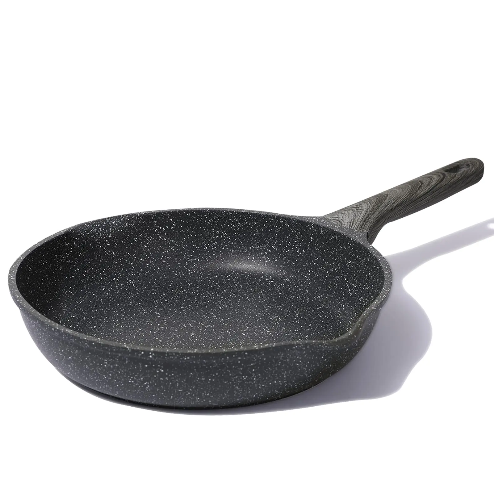 KOLEX Nonstick Frying Pan Skillet, Non Stick Granite Egg Pan Omelet Pans, Healthy Stone Cookware Chef's Pan, Dishwasher Safe, PFOA Free, Induction Compatible