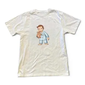 Curious George cartoon graphic tee all size