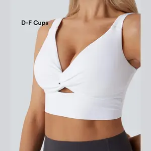 Halara SoftlyZero Airy Low Support Cut Out Cool Touch Yoga Sports Bra-D/DD/DDD/F Cups-UPF50+
