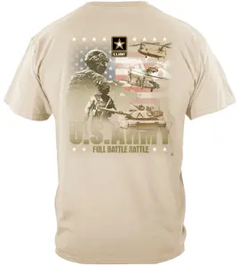 Army Full Battle Rattle Shirt – Military Graphic Tee – Soldier Combat Uniform Gift – Army Veteran T-Shirt – Tactical Gear Humor Shirt