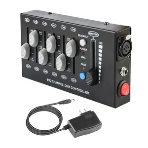 12 Channel DMX dimming Controller, mini dj Lighting Controller,DMX512 Signal Protocol dimmer Suitable for Small Stage Lighting,summervibes