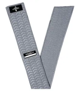 Exxact Sports Streamer Towel Football with Hook & Loop Fastener, Ultra Light Quarterback QB Football Towel to Clean Hands, Visor, Gloves - Highly Absorbent, Quick-Dry (Grey)