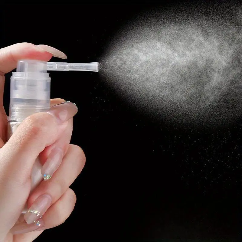 1pc Refillable Glitter Duster Spray Bottle 14-60ml Empty Cake Decorating Fondant Baking Tool Dry Powder Long Nozzle Spray Bottle Plastic Dispensing Bottle