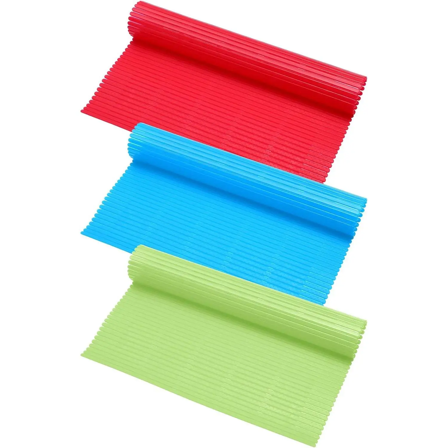 Kitchen Sushi Rolling Mat 3 count Plastic Sushi Rolling Maker Non Stick Sushi Making Mat Homemade DIY Sushi Plate for Kitchen Cooking Home Present, Red, Blue, Green