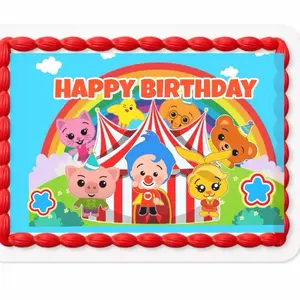 Edible paper print on icing for cake decorating, ideal for birthday parties, 8x10 inches wide, ideal for 9x13 inch cakes