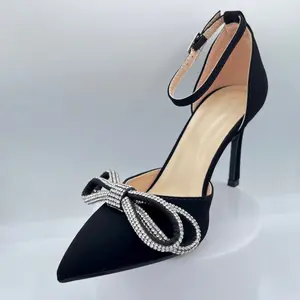 Women's Elegant Bow High Heels - Perfect for Formal Occasions