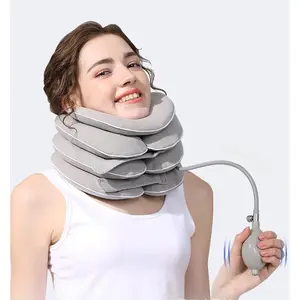 Inflatable cervical spine stretching neck brace, home-use traction neck support brace, comfortable for the cervical spine, suitable for both men and women