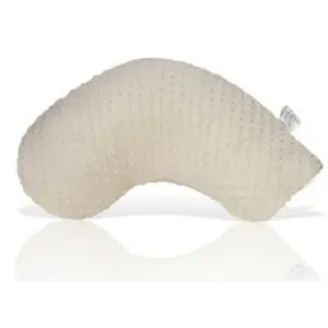 Travel Nursing Pillow - Ivory Dot Pattern - Portable Baby Pillow