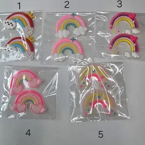 Rainbow Flatback Resin Accessories for Jewelry Making DIY Phone Shell Crafts Ornament Headwear Decor Accessories