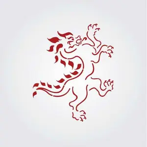 Regal Dragon Wall Stencil