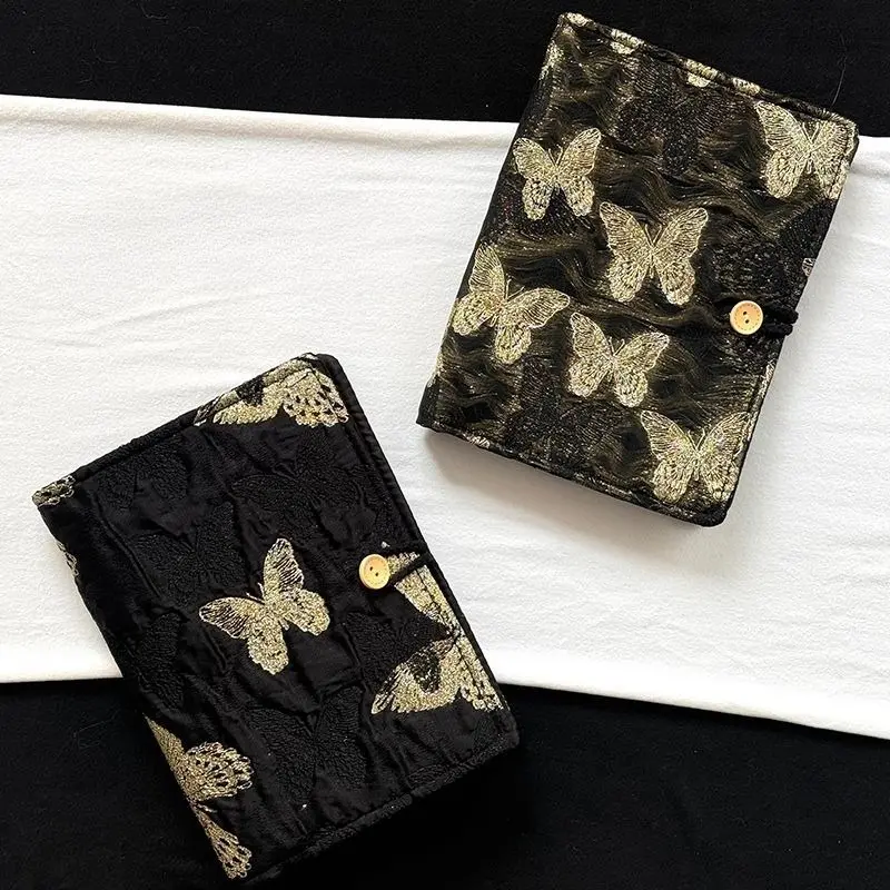 Loose-leaf handbook removable high-value cute black notepad girl notebook