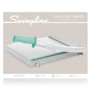 Swingline Guillotine Paper Trimmer - Gray/Teal