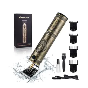 VAGARY Professional Electric Hair Clipper for Men - T Blade Beard Hair Trimmer Comfort Cordless Haircut Salon Facial